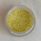 EDIBLE GLITTER in NEON YELLOW, Cake Decoration High Shine Dust for Cakes Drinks