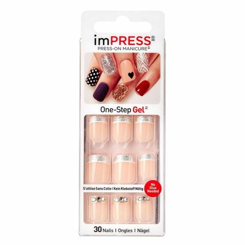 KISS IMPRESS PRESS-ON NAILS ONE-STEP GEL MANICURE LATEST DESIGNS YOU CHOOSE - Picture 246 of 281