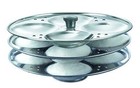 Idli Dhokla Maker Stand Steel Stainless Steel Cooker Kitchen Utensil 3Rack 