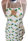 Pineapples Cotton Kitchen Chef's Apron Print Fruit Pattern Baker Fashion 19 x 30