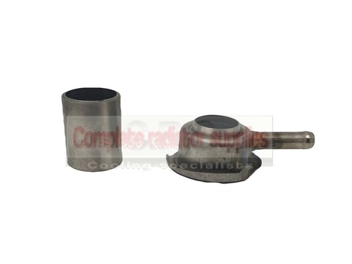 Small 43mm Japanese Stainless Radiator Filler Neck and 25mm OD Extension Tube - Picture 2 of 2