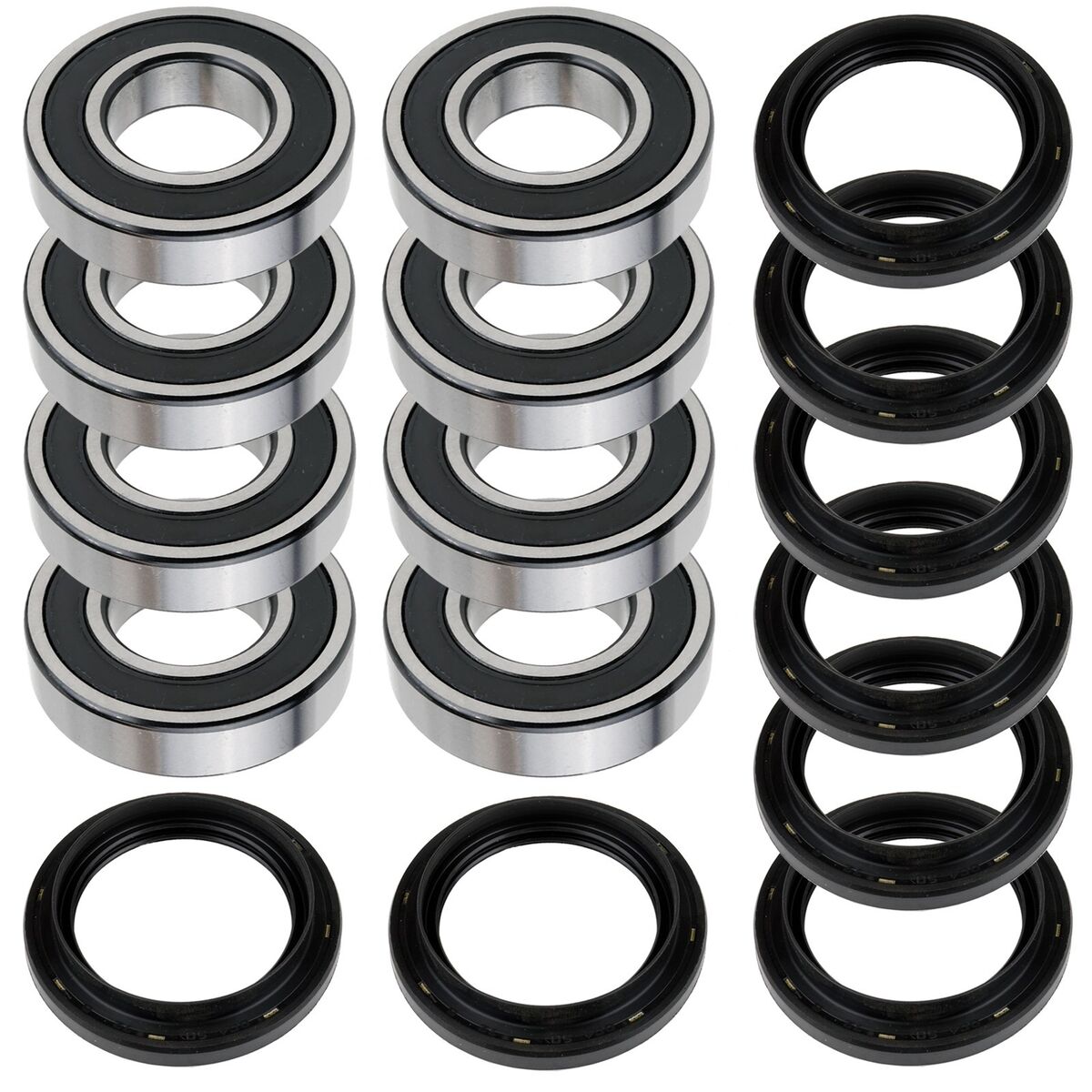 Caltric Front Or Rear Wheel Knuckle Bearing Seal Compatible With Yamaha 933062072500 4084029578