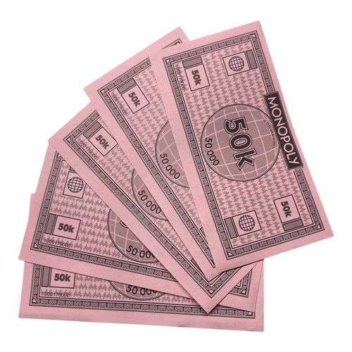 Monopoly City Money Game Replacement Bills Sets of 5 Pick Denomination You Need - Picture 7 of 14