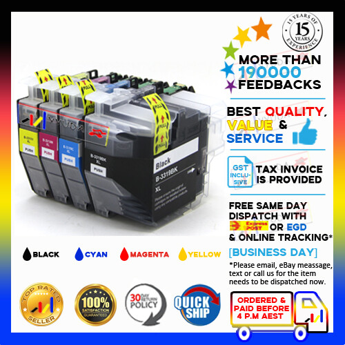 4 NoN-OEM LC-3319XL LC3317XL Ink for 