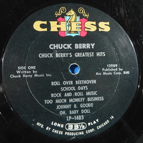 CHUCK BERRY'S GREATEST HITS LP 1964 MONO CHESS RECORDS NICE CONDITION VG/VG!!A - Picture 4 of 6