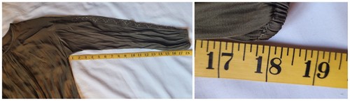 Ramy Brook Damen urban grün verziertes Stufen-Minikleid XXS $ 445 neu mit Etikett - Bild 6 von 15