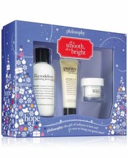 Philosophy 3-Pc. All Is Smooth, All Is Bright set gifft WB721 Free Fast Shipping