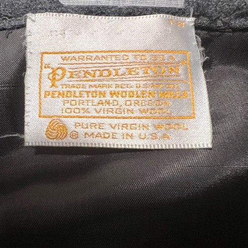 Pendleton Mujer Gris 100% Lana Virgen Forrada Falda Con Bolsillos Talla LG/XL - Imagen 9 de 11
