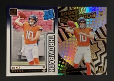 2024 Donruss Rookie Revolution Bo Nix (RC) + Rated Rookie Throwback Broncos NFL