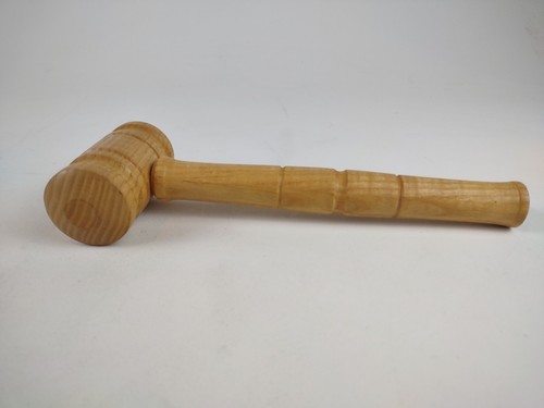 Vintage Wooden Judge Auction Gavel Mallet 10.5" - Picture 5 of 8