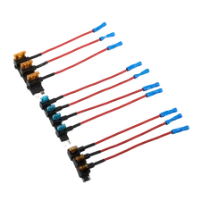 10pc 12V Car Add-a-Circuit Fuse Adapter w/ Standard Mini TAP Blade Fuse Holder*