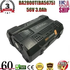 56V 56Volt 3.0AH BATTERY FOR EGO BA1400 POWER Lithium Ion BA2240 BA2800T US NEW