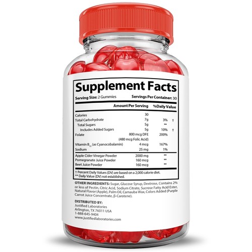 Ignite Keto Extreme ACV Gummies 2000MG Apple Cider Vinegar 60 Gummys - Picture 3 of 5