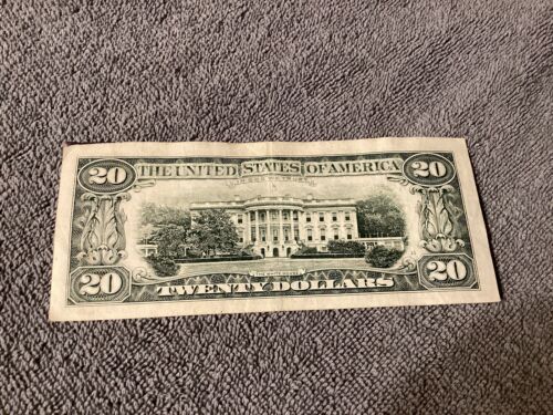 1995 $20 Twenty Dollar Federal Reserve Note - Chicago “G” - G 71454142 B - Picture 2 of 2