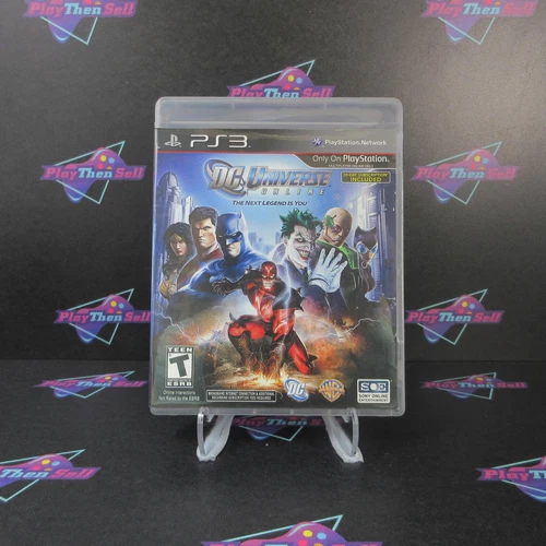 DC Universe Online PS3 PlayStation 3 - 1 Year Warranty Game & Case