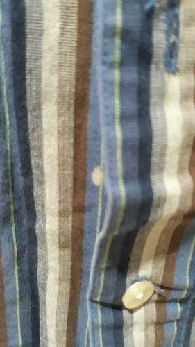 R&G Robert Graham 100% Cotton Striped Button Long Sleeve Shirt Mens Large VTG🔥 - Picture 11 of 11