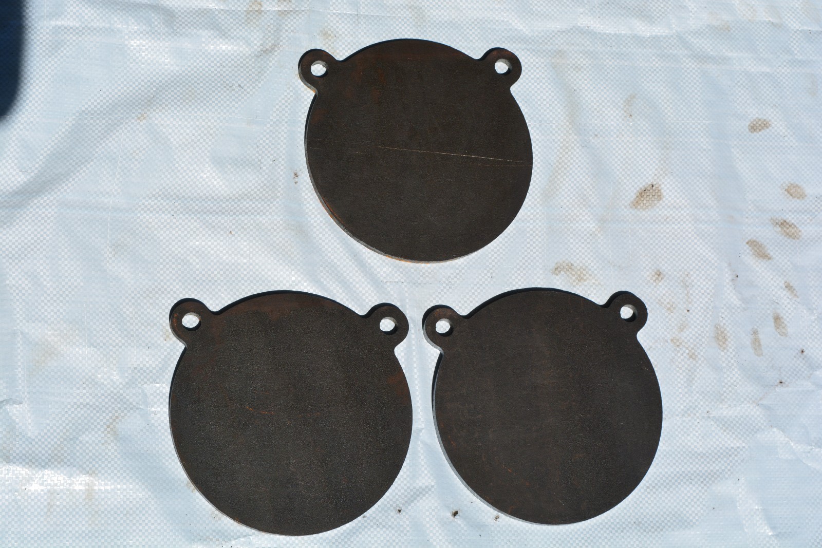 Los objetivos de disparo de acero Gong de AR500, 1 2 X 8 diámetro 3 Piezas Set tgare 002 Los objetivos de disparo de acero Gong de AR500, 1 2 X 8 diámetro 3 Piezas Set tgare 002