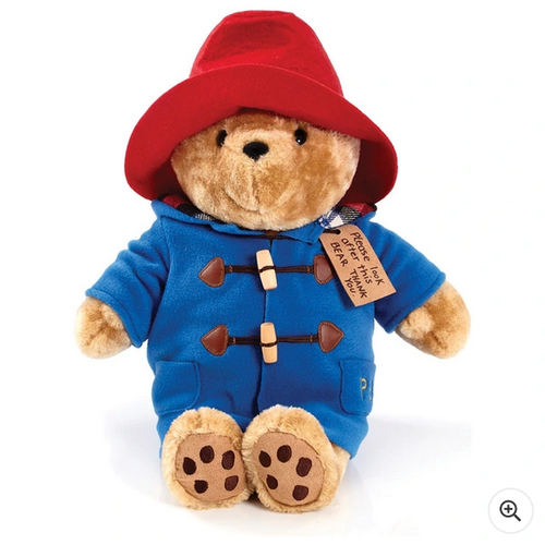 Large Classic Cuddly Paddington 30cm Plush Bear - Picture 1 of 19