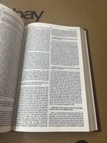 Matthew Henry's commentary on the whole bible Vol 3 Job To Song Of Solomon HC - Picture 4 of 5