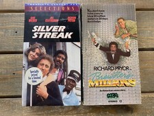 Silver Streak (VHS, 1995) & Brewsters Millions VHS Lot! Richard Pryor