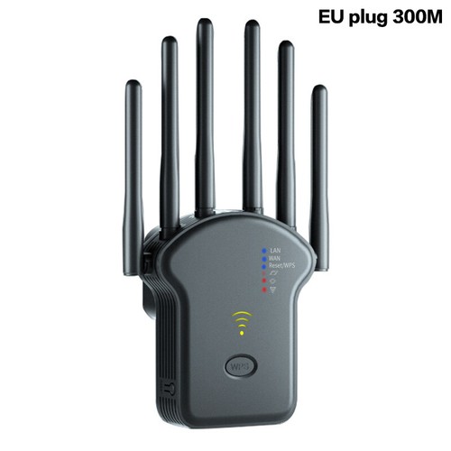 300Mbps/1200Mbps WiFi Signal Repeater Dual-Band 2.4G 5G WiFi Extender With LAN/ - Afbeelding 15 van 19
