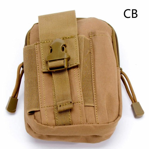 Men Women Military Tactical Camo Phone Molle Pouch Belt Waist Fanny Pack Bag - Picture 14 of 22
