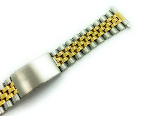 LOTE DE 10 PIEZAS AL POR MAYOR 16 mm hasta 22 mm Speidel Oro Plata Correa de Reloj de Acero Inoxidable - Imagen 2 de 5
