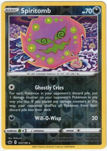 Pokemon Chilling Reign Pick Your Cards Holo Reverse Holo Rare Cards Pack Fresh! - Picture 83 of 134