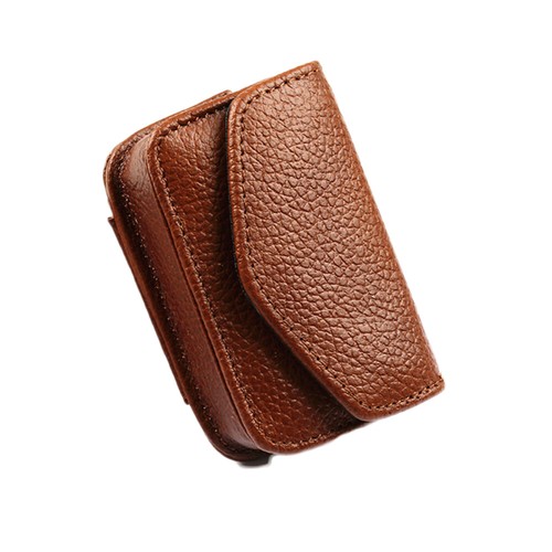 Men Eyewear Case PU Storage Box Glasses Case Belt Wearable Folding Glasses - Bild 13 von 18