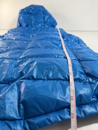 Tangerine Active Insulated Full Zip Puffer Vest W/Hood Blue Women's Sz MED EUC! - Picture 9 of 9
