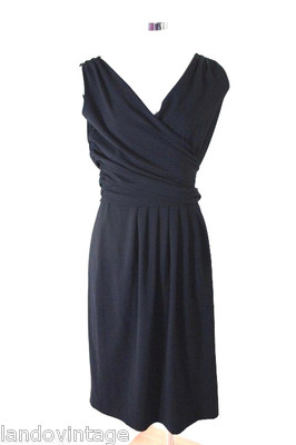 NWT New MOSCHINO Cheap & Chic Black Goddess Cocktail Formal Dress S 4 5 6