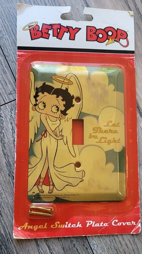 2002 Betty Boop Angel Lichtschalter Plattenabdeckung Neu in Verpackung NEU