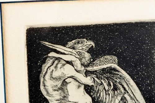 Pencil Signed Original Etching, Jack Coughlin (b.1932) Grotesques, c.1970 - Picture 6 of 7