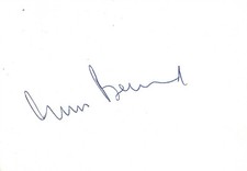 Christiaan Barnard "1 st Heart Transplant" signed 4x6 inch white card autograph Christiaan Barnard "1 st Heart Transplant" signed 4x6 inch white card autograph