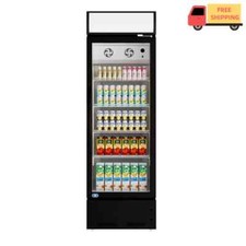 Merchandiser Refrigerator Upright Display Glass Door Beverage Fridge 17Cu.Ft ETL