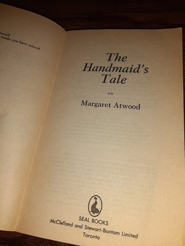 The Handmaid's Tale Margaret Atwood First Edition Second Printing 'Seal' Edition - Picture 8 of 12