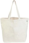 Shopping tote,Recyclable bag 10 oz natural cotton19" W x15.5"H.Double stitched
