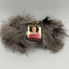DISCONTINUED Lion Brand Yarn Fun Fur TAUPE