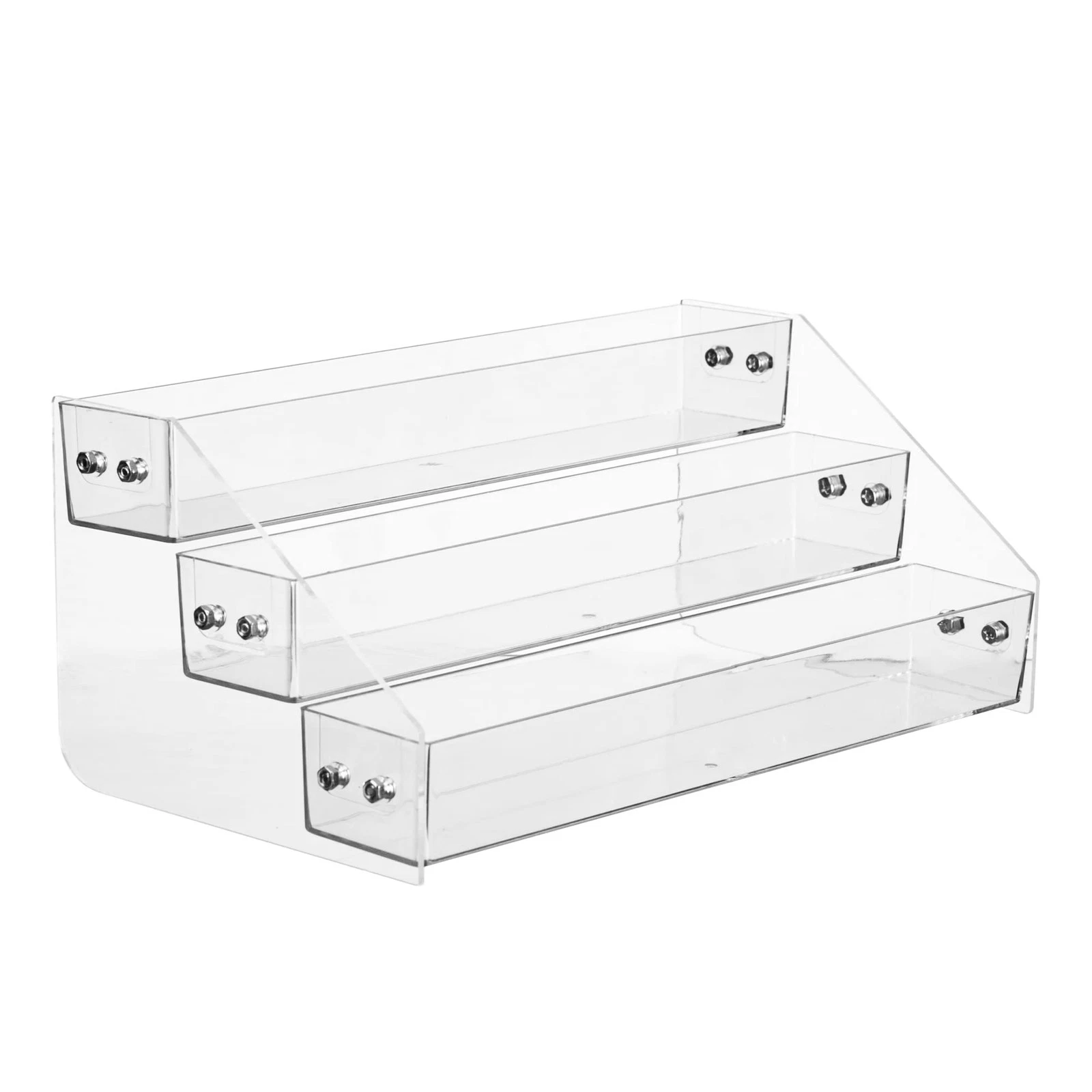 Acrylic Spice Rack, Tiered Spice Rack Shelf Seasoning Organizer for Counterto...