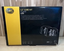Hella Black Magic Led Cube Kit 3.2 FLOOD DITCH POD FOG OFF ROAD