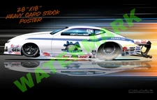 Cory Reed's 2025 Pro Stock Camaro P/S LIT Poster-Banner Print-047