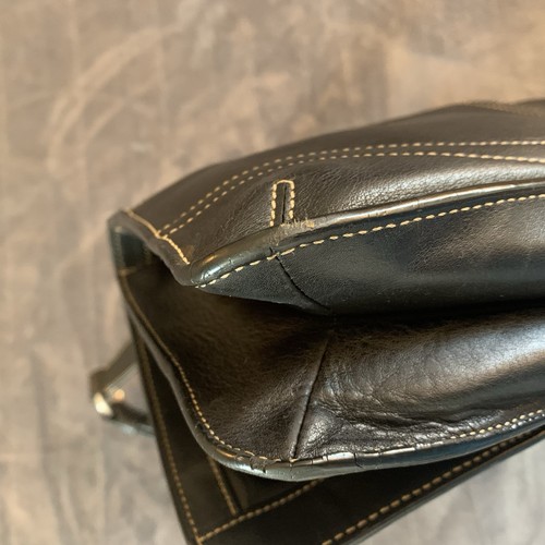 Coach 9741 Black Leather Soho Shoulder Bag, Handbag with Flap & Snap Closure - Picture 12 of 22