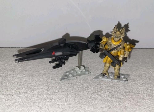 Destiny Mega Construx S-34 Ravensteel Sparrow Set FFB57 Near Complete  - Picture 1 of 5