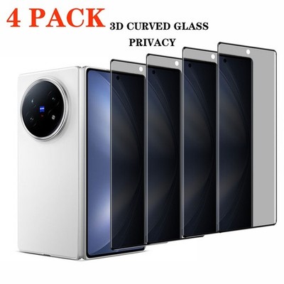 4X Full Cover Tempered Glass Privacy Screen Protector For VIVO X FOLD5/X FOLD3/2