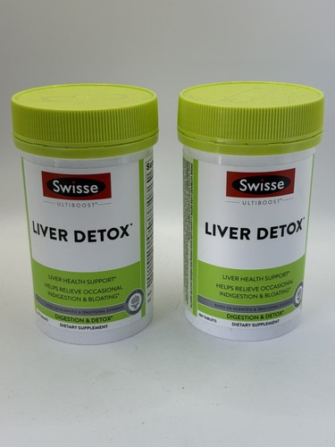 2x Swisse Ultiboost Leber Detox - je 120 Tabletten Verdauung & Leberunterstützung