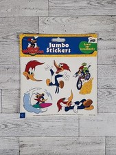 Vintage Mello Smello Woody Woodpecker Jumbo Stickers Scrapbooking USA 90s