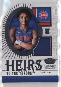 2023-24 Panini Crown Royale Heirs to the Throne Ausar Thompson #HT-ASR Rookie RC
