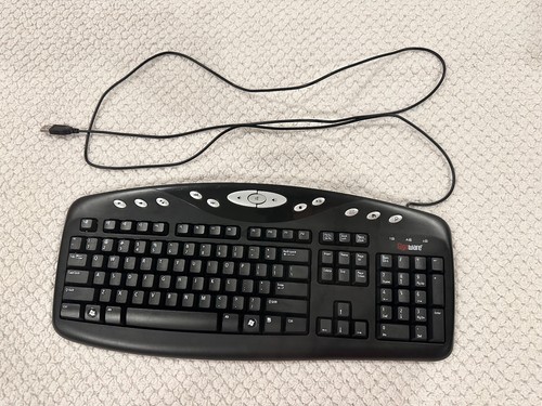 GIGAWARE USB MULTIMEDIA KEYBOARD MODEL 26-460 (RADIOSHACK, VINTAGE 2000s) 05A10 - Picture 8 of 13