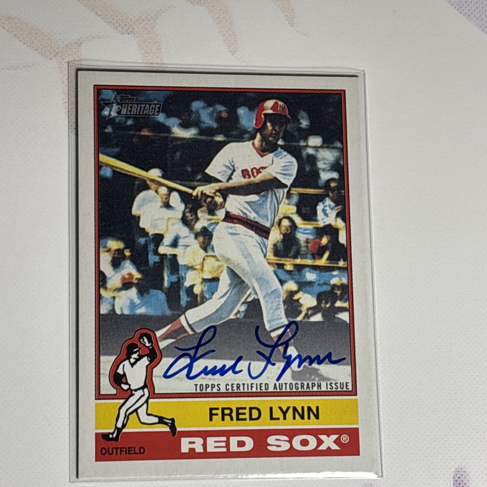 2025 Topps Heritage - Real One Autographs Fred Lynn #76RO-FL (AU)