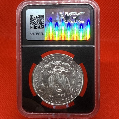 1904-O Morgan Silber Dollar - NGC Stempelglanz Original Tütenfragment - Bild 4 von 6